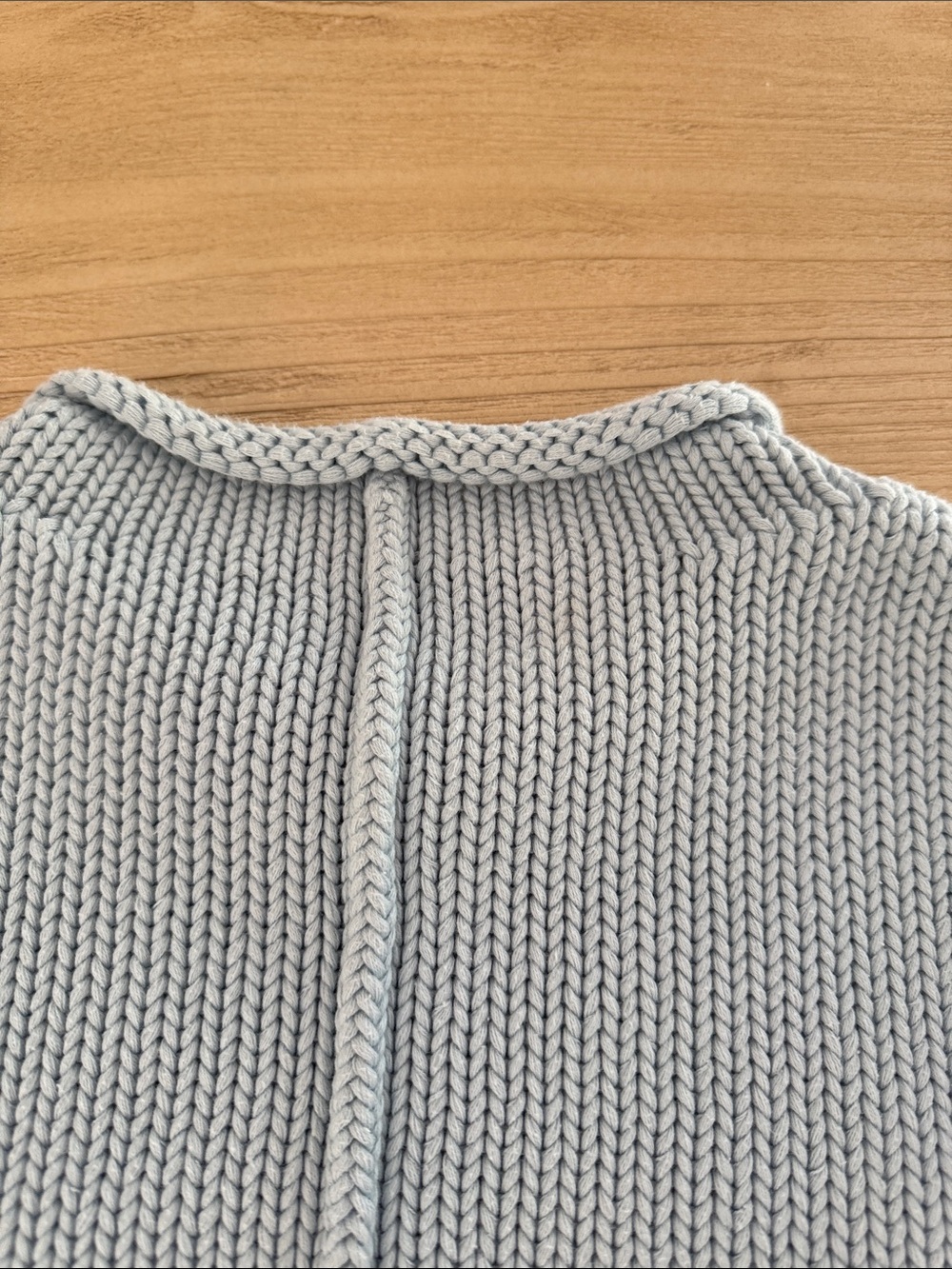 La Ligne Powder Blue Crewneck Knit Sweater - Picture 10 of 11